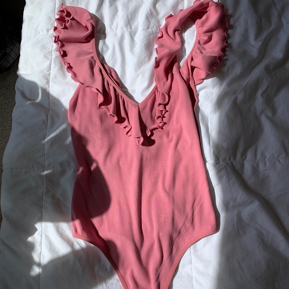 Wilfred Danette ruffled bodysuit